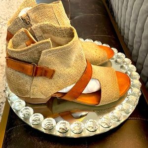 Miz Mooz open toe booties